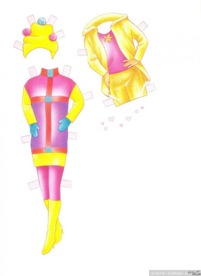 Бумажные куклы Барби — Бумажные куклы с одеждой для вырезания: шаблоны