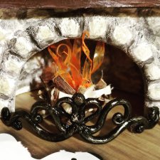 Как я делала камин