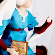 Моя авторская кукла Кристина Пизанская