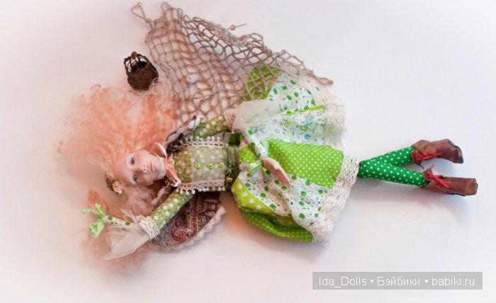 Авторская кукла Пегги Птицеловка (фото 4)