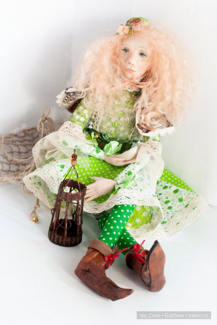 Авторская кукла Пегги Птицеловка (фото 3)