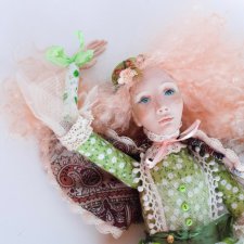 Авторская кукла Пегги Птицеловка