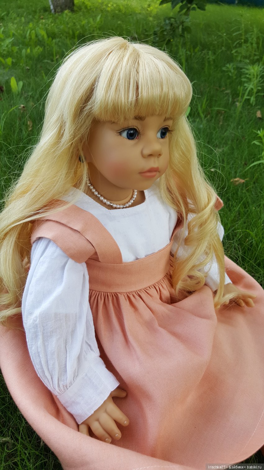 Первая моя жемчужинка Лара от Элизабет Линднер для Готц. 2000г. Очень ее люблю. Самая нежная и живая девочка