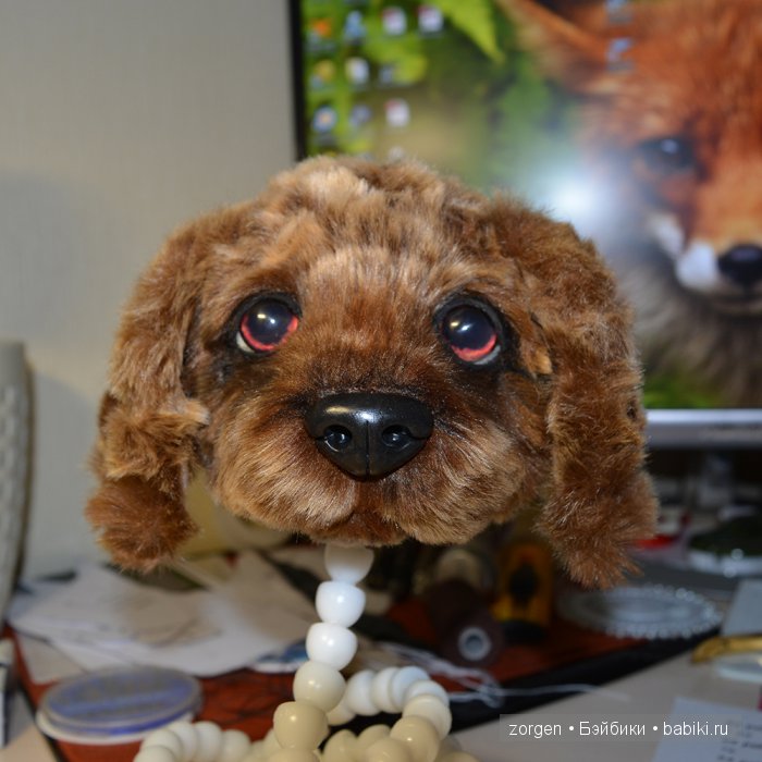 Джой с грустными глазами и добрым сердцем. Игрушка ручной работы (фото 2)