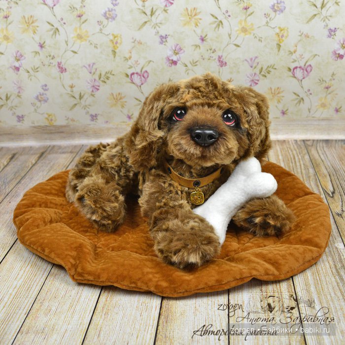 Джой с грустными глазами и добрым сердцем. Игрушка ручной работы (фото 3)