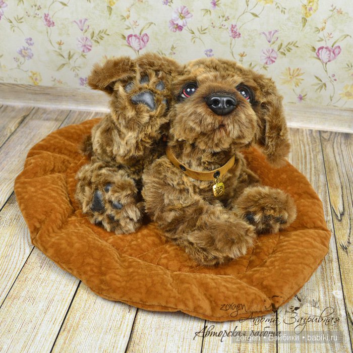 Джой с грустными глазами и добрым сердцем. Игрушка ручной работы