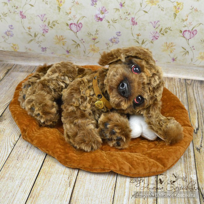 Джой с грустными глазами и добрым сердцем. Игрушка ручной работы (фото 5)