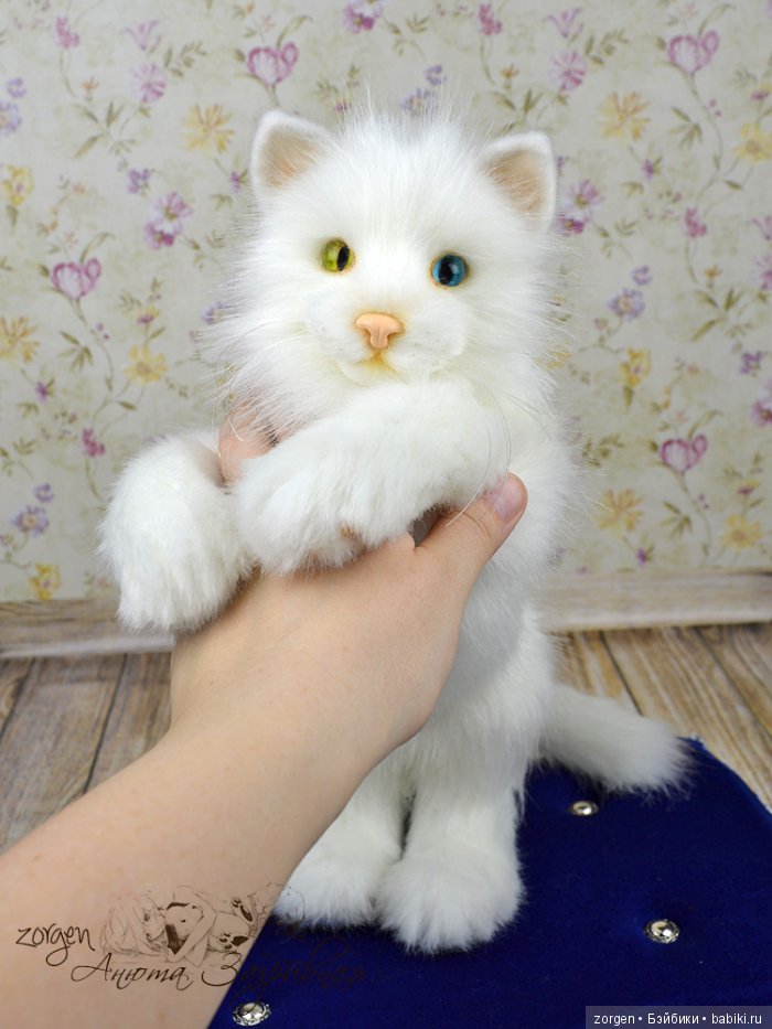 Кошки - невероятные создания. Игрушка ручной работы (фото 8)