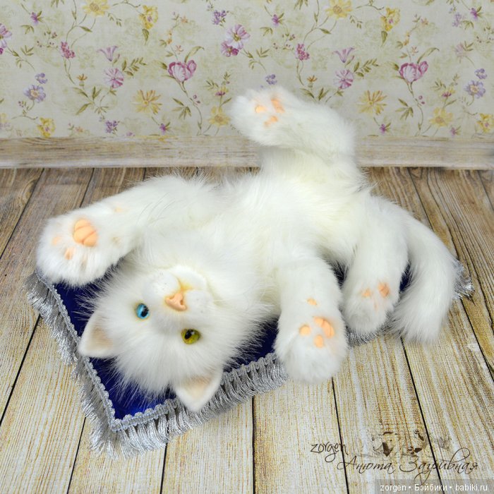Кошки - невероятные создания. Игрушка ручной работы (фото 7)