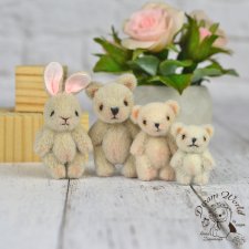 Зайки, мишки - сладкие крошки для малышек (много фото)