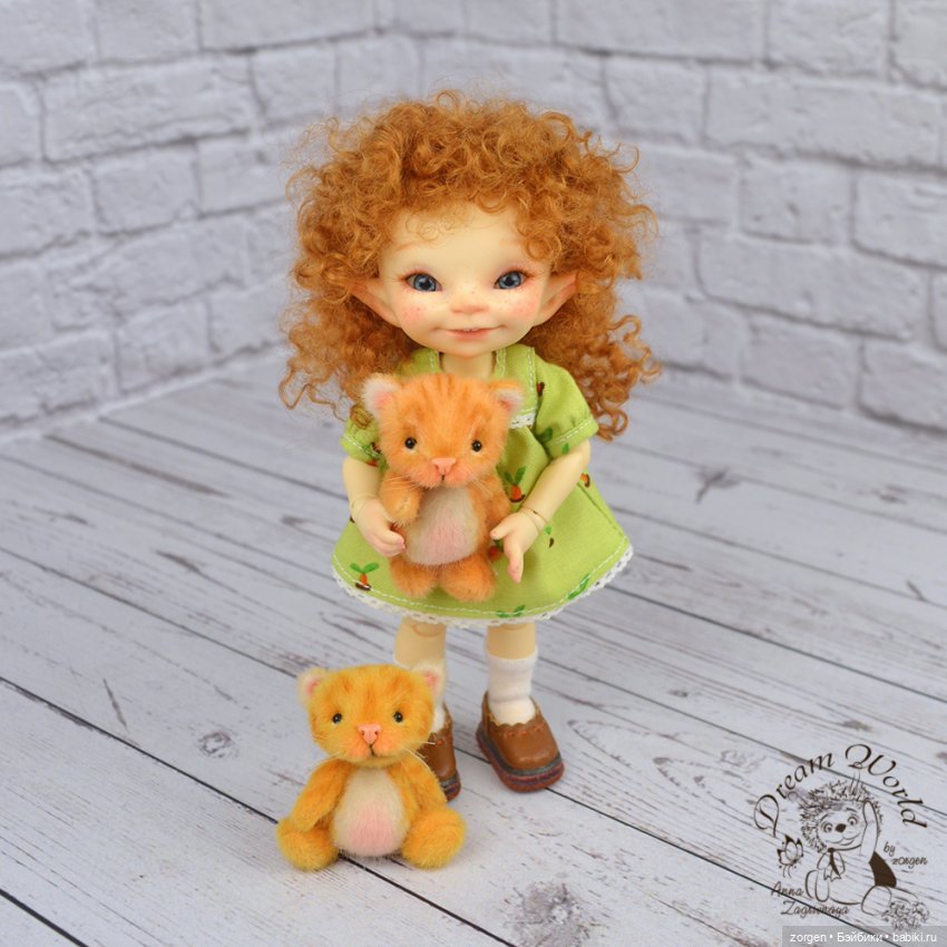Рыжие хвостики — Авторские мишки Тедди и друзья: фото (фото 6)