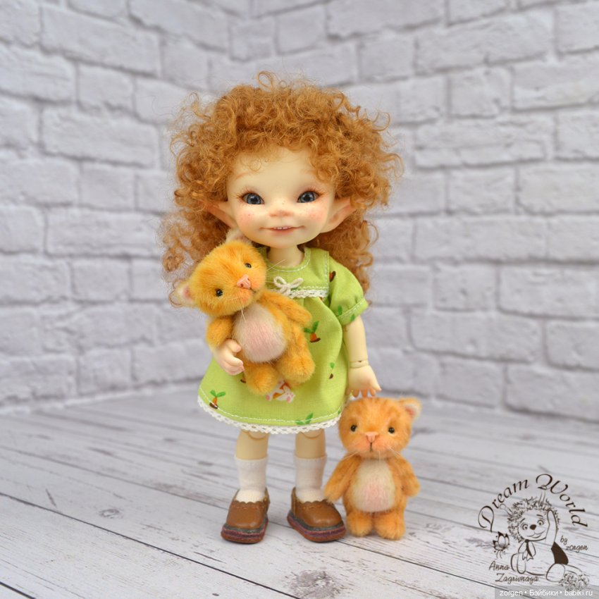 Рыжие хвостики — Авторские мишки Тедди и друзья: фото (фото 7)