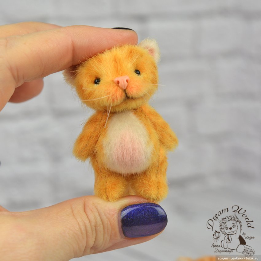 Рыжие хвостики — Авторские мишки Тедди и друзья: фото (фото 3)