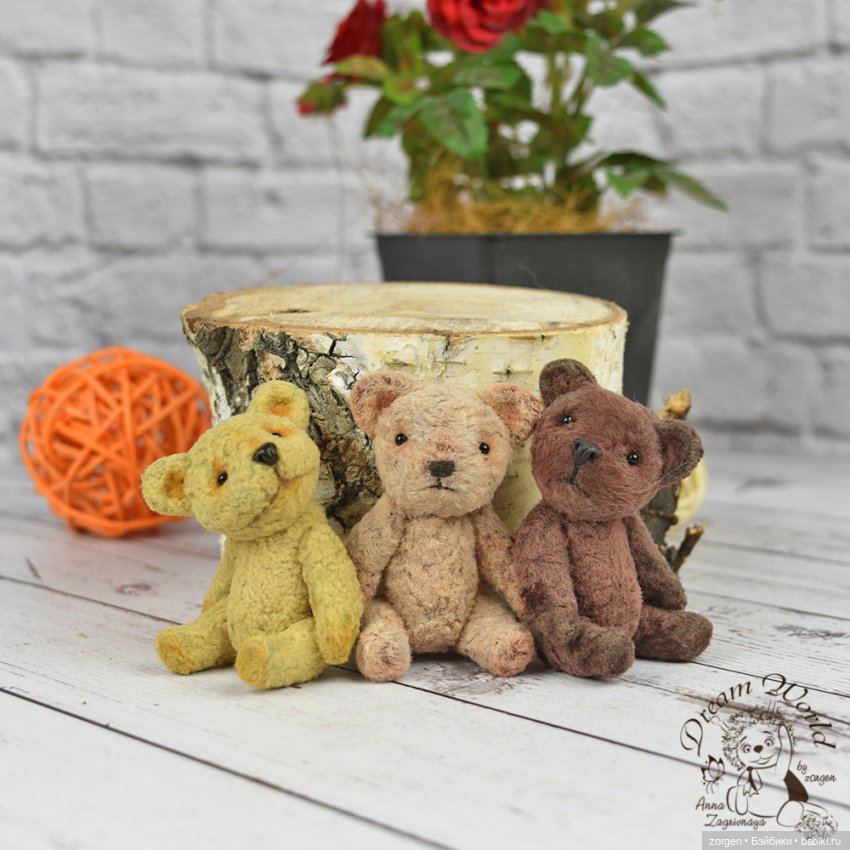 Старые добрые друзья | Бэйбики Старые добрые друзья — Авторские мишки Тедди и друзья: фото