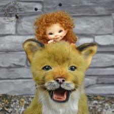 Алиска и львенок