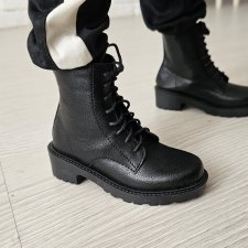 Берцы ботинки черные для кукол BJD SD 1/3 70+