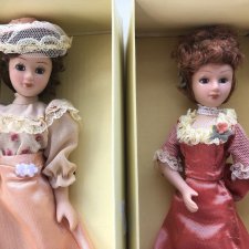 Куклы из серии "Дамы эпохи".