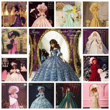 Crochet Collector costume. Исторические наряды для куклы Барби от Paradise Publications Crochet Collector costume. Исторические наряды для куклы Барби от Paradise Publications