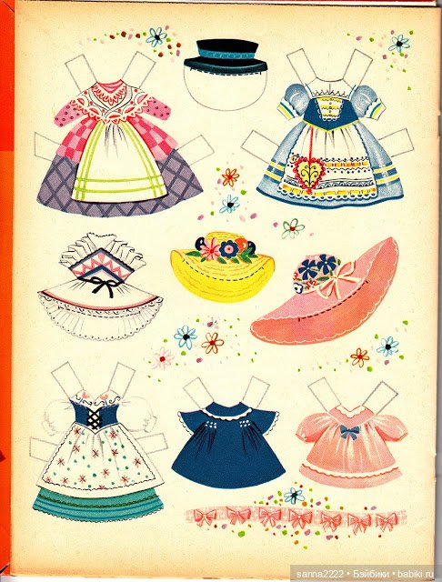Бумажные куклы 1963г "Dools of other lands" (фото 5)