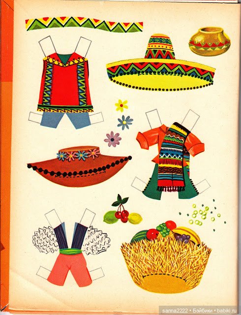 Бумажные куклы 1963г "Dools of other lands" (фото 9)
