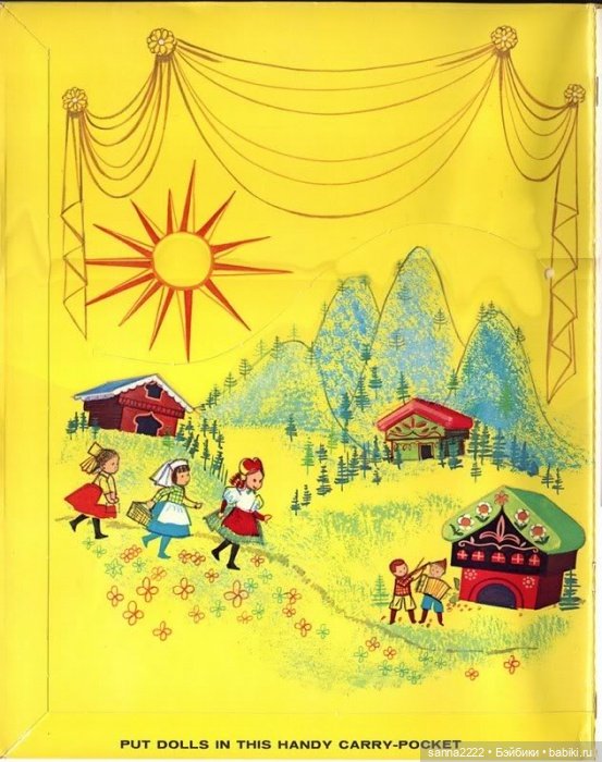 Бумажные куклы "It`s a Small World" 1966г