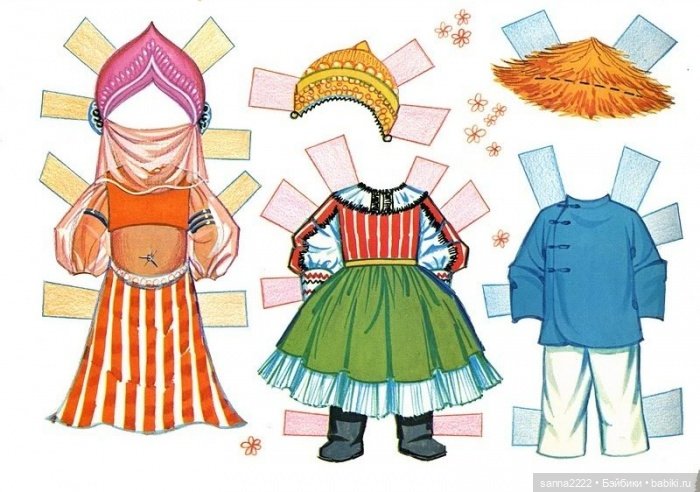 Бумажные куклы "It`s a Small World" 1966г