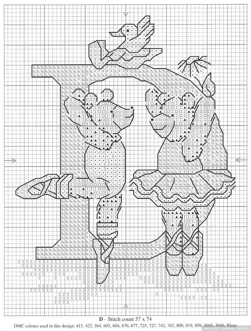 Fun with ABC. Узоры для вышивки чудесных медвежат с буквами английского алфавита (фото 5)