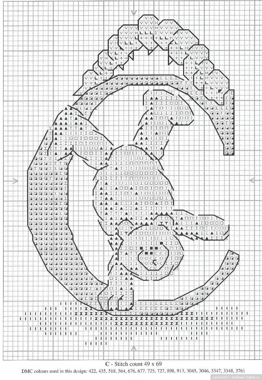 Fun with ABC. Узоры для вышивки чудесных медвежат с буквами английского алфавита (фото 4)