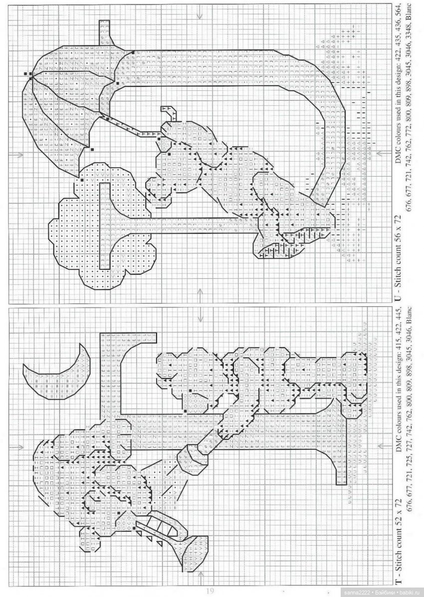 Fun with ABC. Узоры для вышивки чудесных медвежат с буквами английского алфавита
