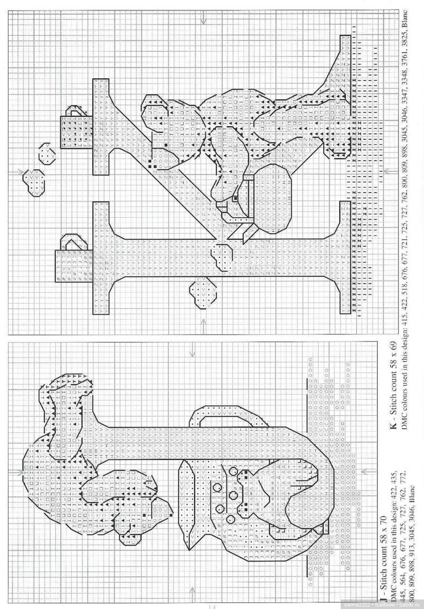 Fun with ABC. Узоры для вышивки чудесных медвежат с буквами английского алфавита