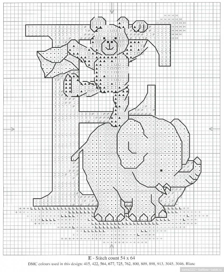 Fun with ABC. Узоры для вышивки чудесных медвежат с буквами английского алфавита (фото 6)