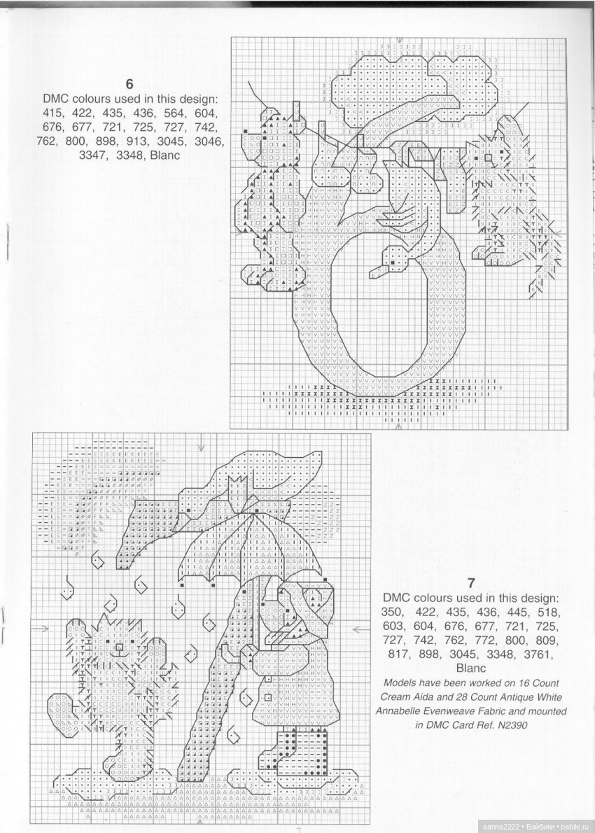 Fun with Numbers. Узоры для вышивки чудесных медвежат с цифрами (фото 7)