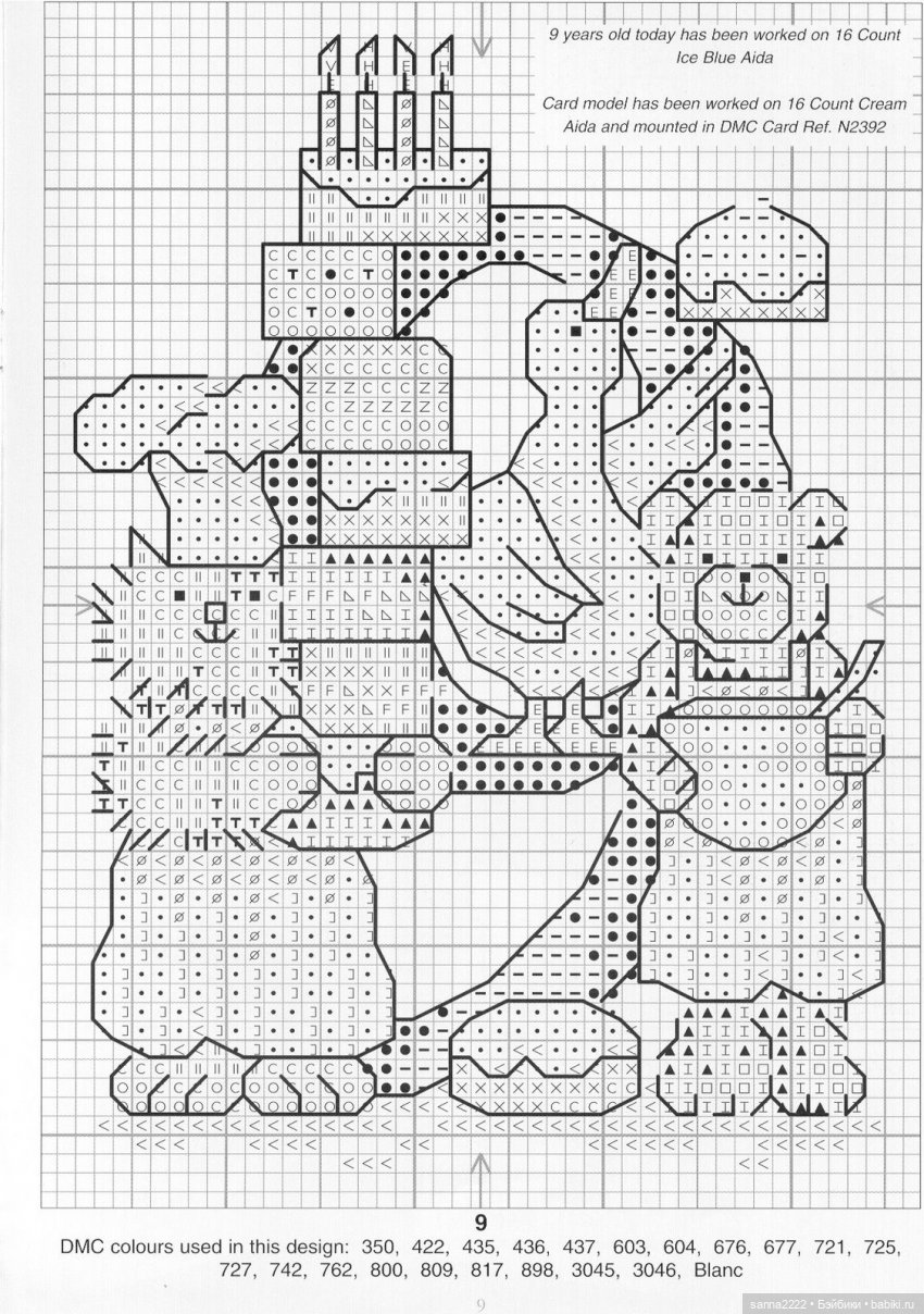 Fun with Numbers. Узоры для вышивки чудесных медвежат с цифрами (фото 9)