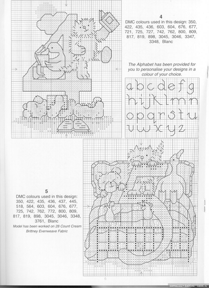 Fun with Numbers. Узоры для вышивки чудесных медвежат с цифрами (фото 6)