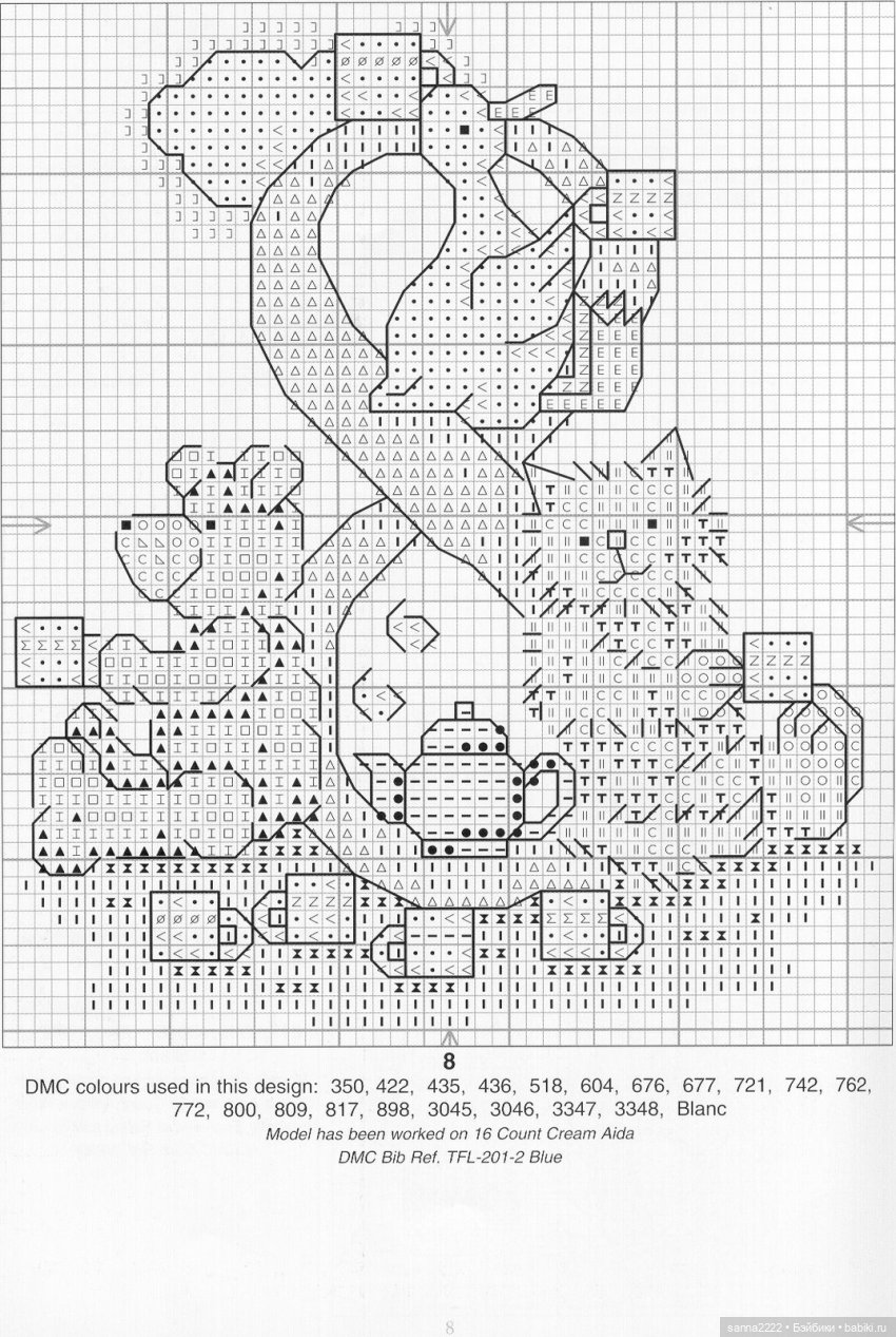 Fun with Numbers. Узоры для вышивки чудесных медвежат с цифрами (фото 8)