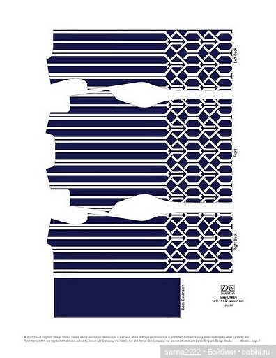 Выкройки для Барби, Тонер и подобных девочек (фото 6)