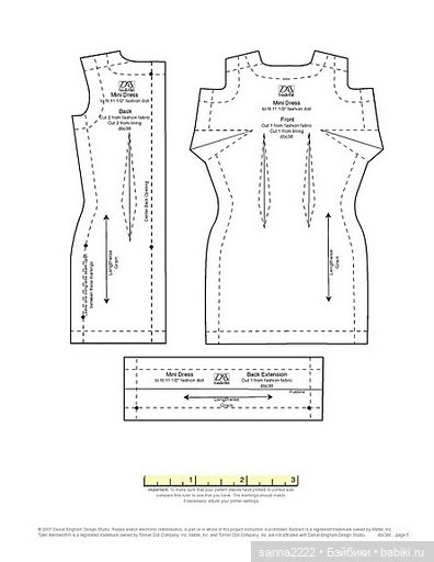 Выкройки для Барби, Тонер и подобных девочек (фото 4)