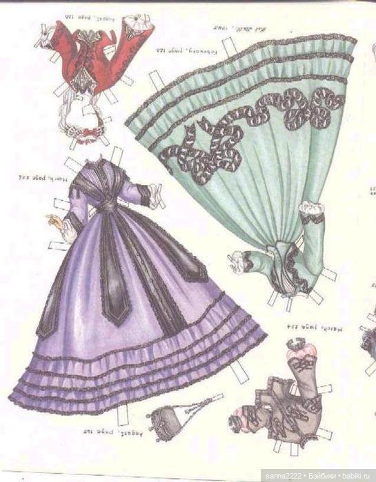 Антикварные бумажные куклы | Бэйбики Антикварные бумажные куклы