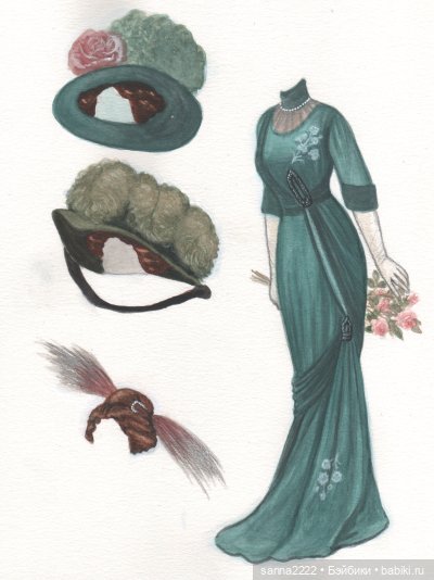 Антикварные бумажные куклы | Бэйбики Антикварные бумажные куклы