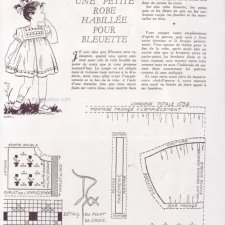 Оригинальные французские выкройки 50-60е годы