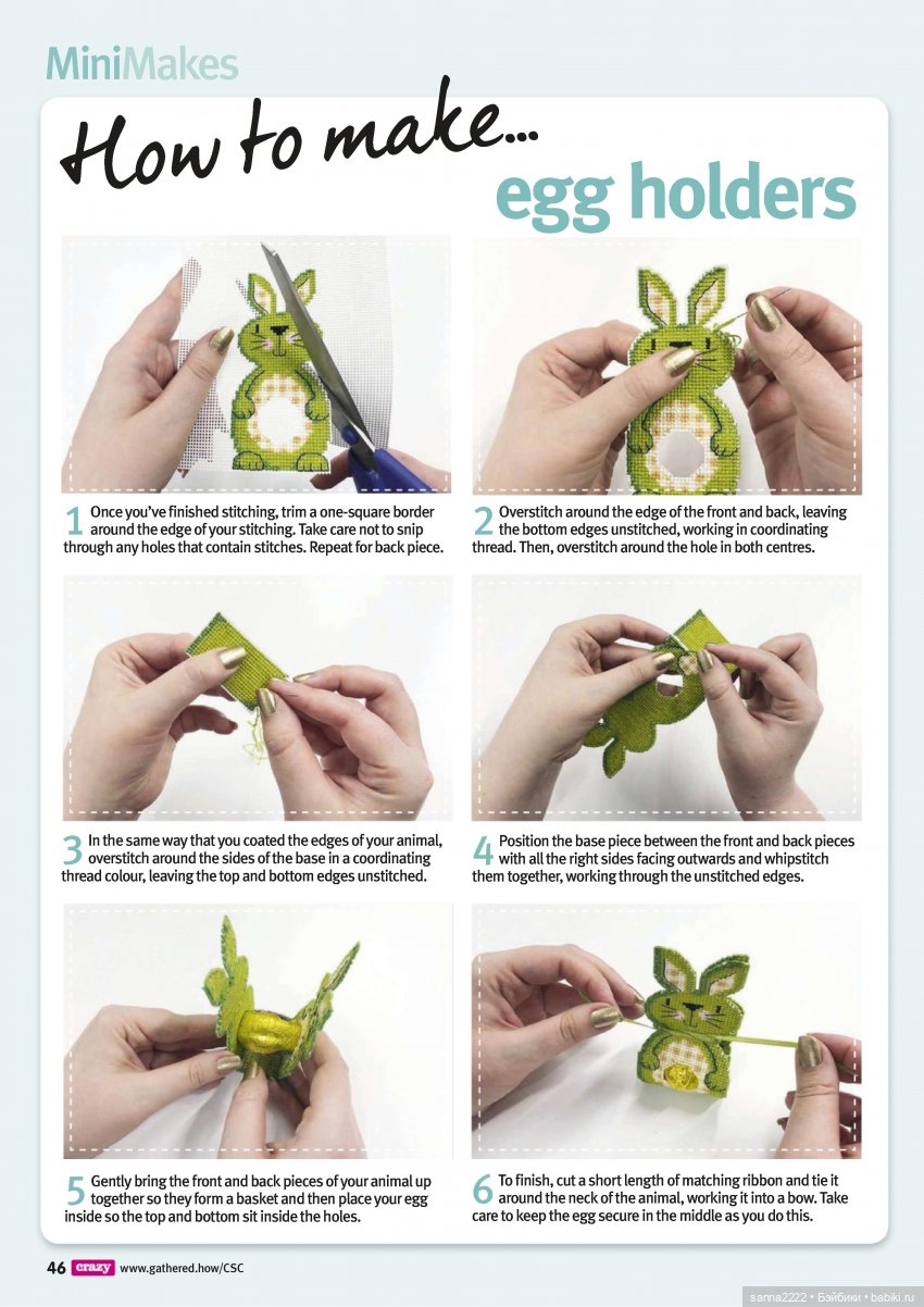 Буклетик для вышивки крестиком к Пасхе (фото 4)