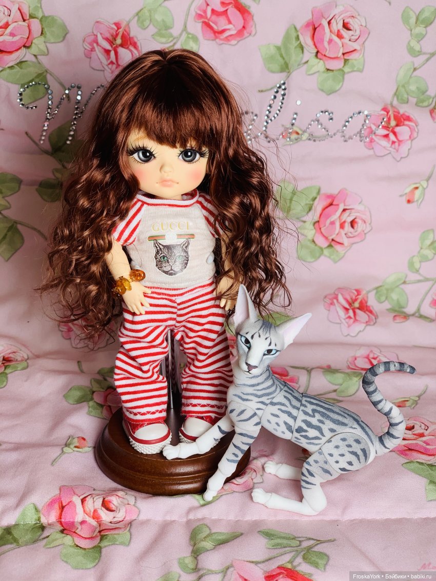 Алиска и кот | Бэйбики Алиска и кот — Куклы Latidoll (Лати): BJD (БЖД)