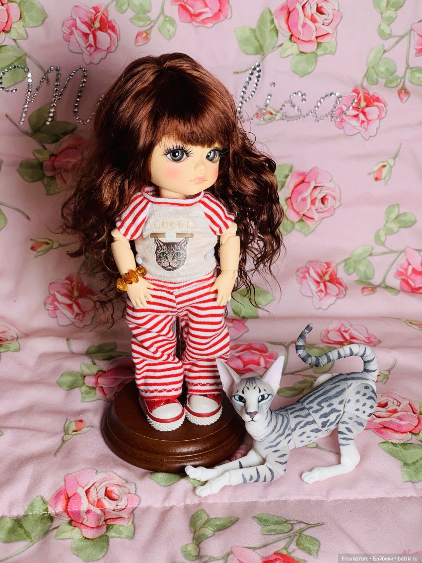 Алиска и кот | Бэйбики Алиска и кот — Куклы Latidoll (Лати): BJD (БЖД) (фото 6)