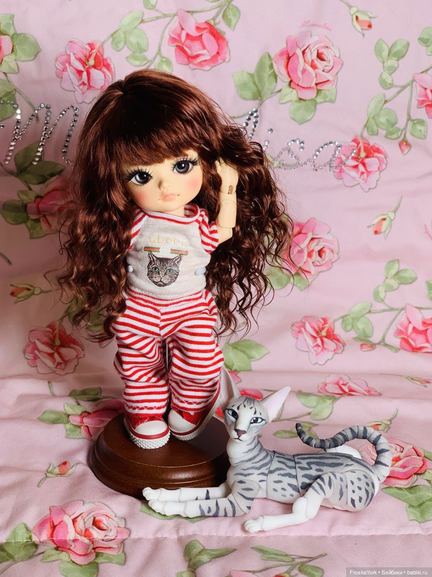 Алиска и кот | Бэйбики Алиска и кот — Куклы Latidoll (Лати): BJD (БЖД) (фото 10)