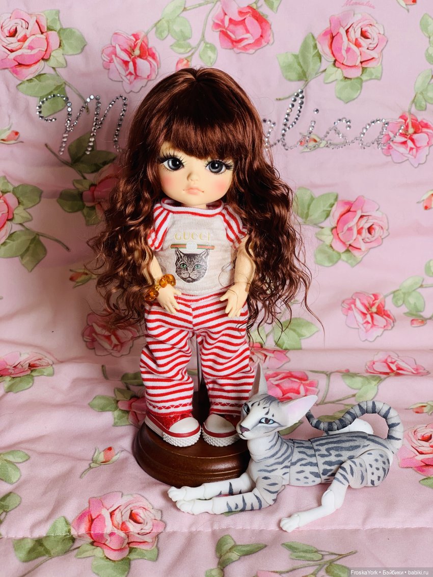 Алиска и кот | Бэйбики Алиска и кот — Куклы Latidoll (Лати): BJD (БЖД)