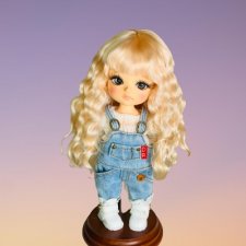 Паричок из козочки 5-6inch, для латишек( Lati Yellow) и кукол с подобным обьёмом головы. Паричок из козочки 5-6inch, для латишек( Lati Yellow) и кукол с подобным обьёмом головы.