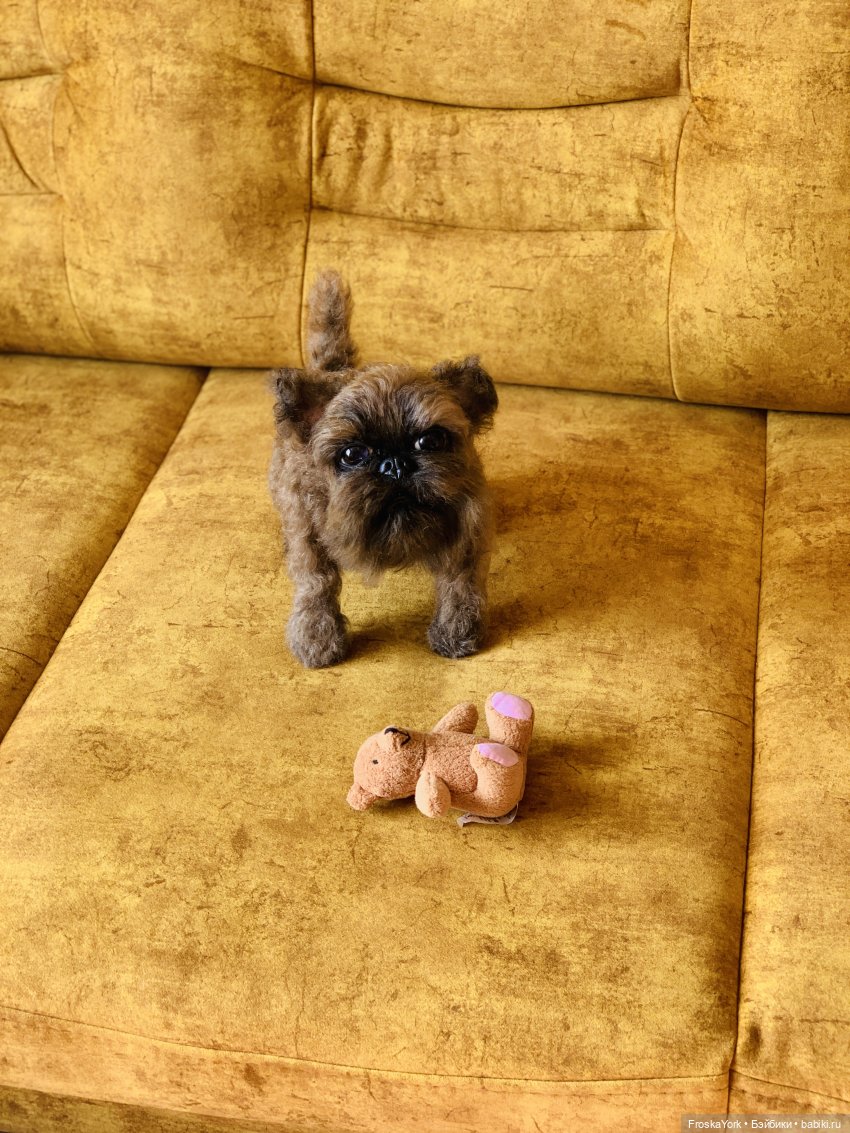 Моя диванная собачка😊💝 — Домашние фото авторских игрушек: Тедди