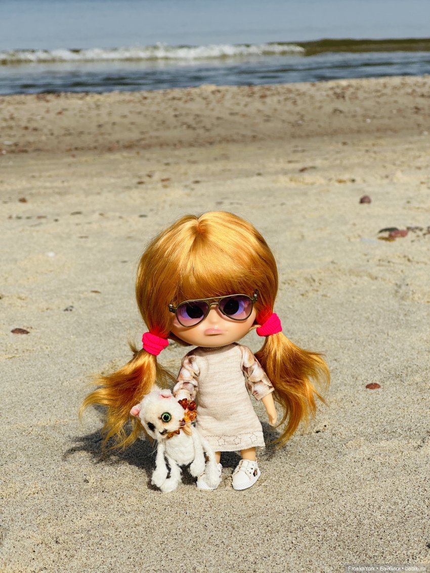 Как Пуговка кота своего выгуливала (фото 5)