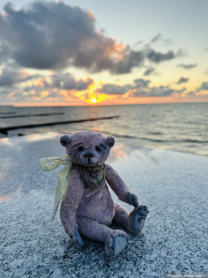 Лавандовый Мишка ❤️Лав❤️ — Домашние фото авторских игрушек: Тедди (фото 5)