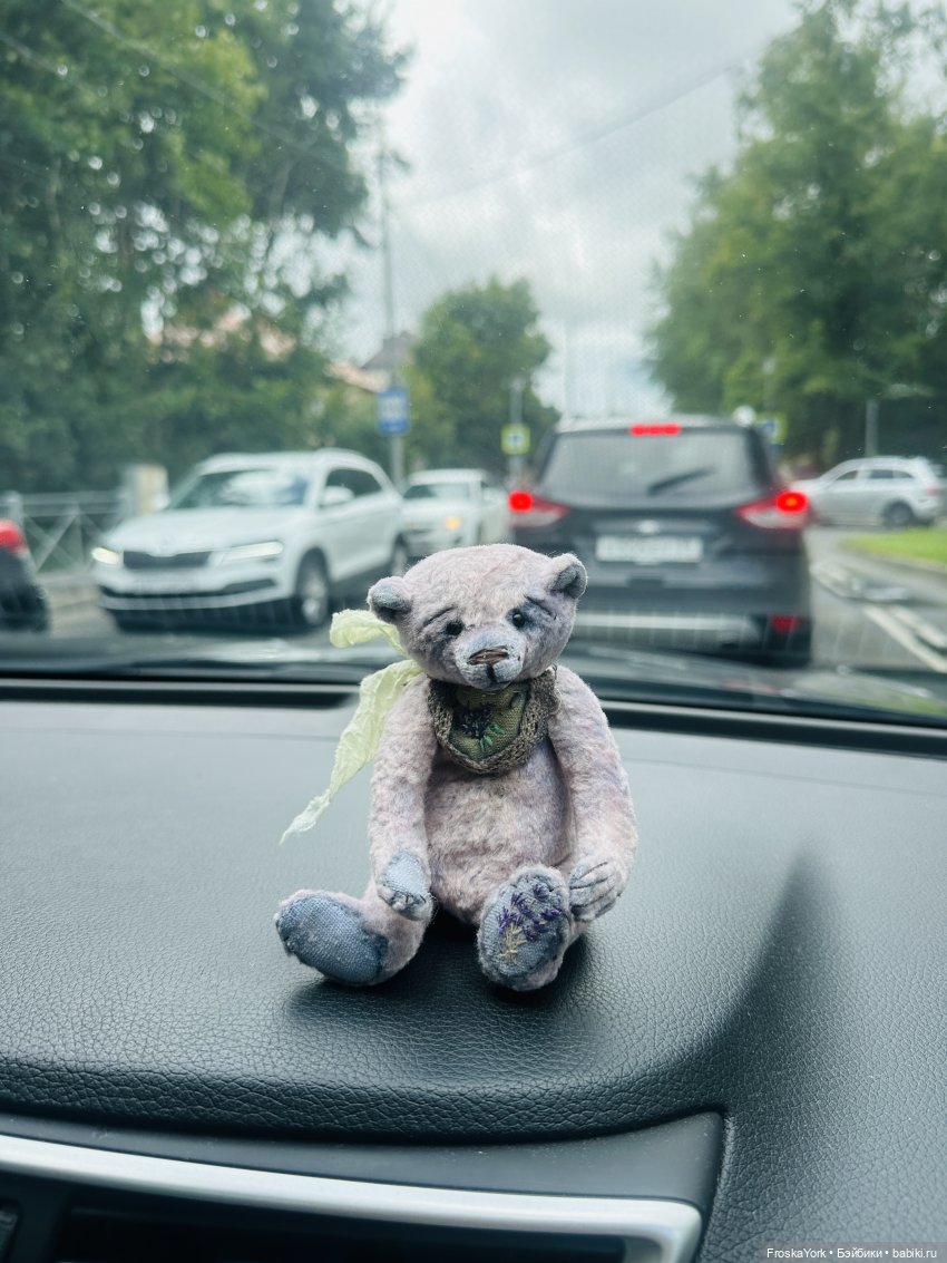 Лавандовый Мишка ❤️Лав❤️ — Домашние фото авторских игрушек: Тедди